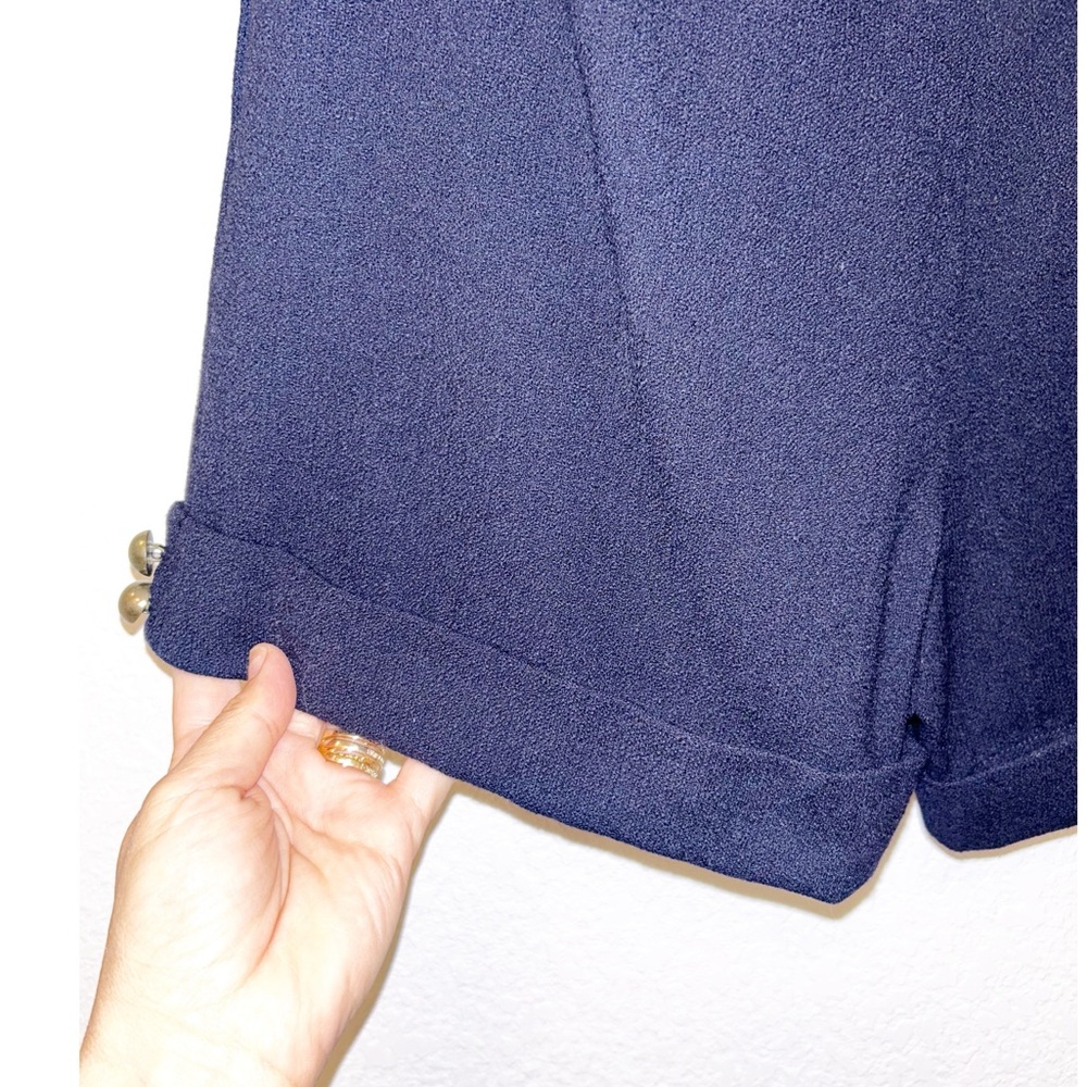 SEA New York Wool & Silk Strapless Playsuit Romper in NAVY SZ: 6 - Picture 9 of 14